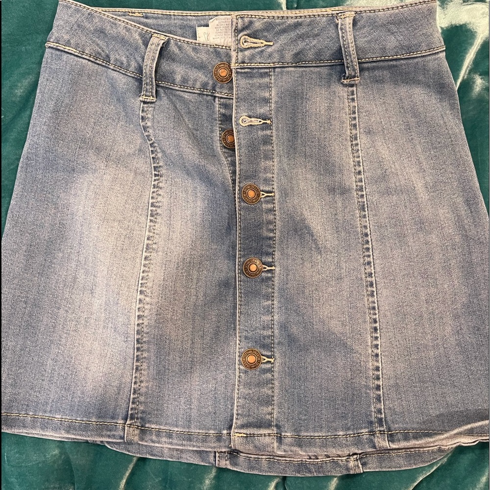 jean skirt